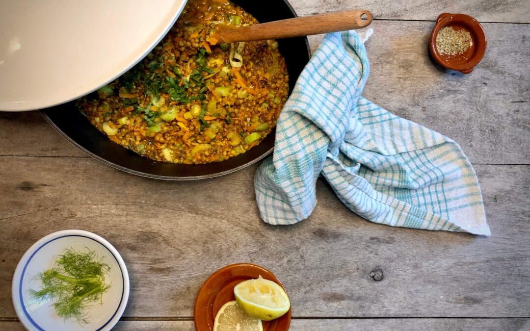 Linsen mit Karotte, Fenchel und Sellerie – meine Lieblings-Winter-Frühstückssuppe