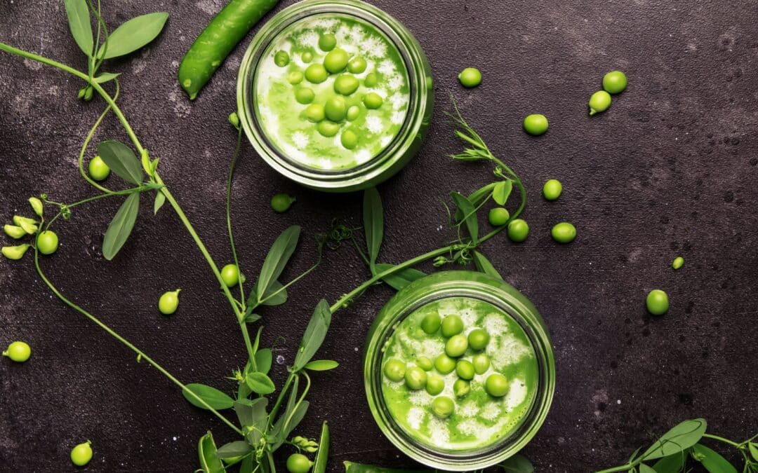 Eine Erbsen-Frühlings-Fastensuppe