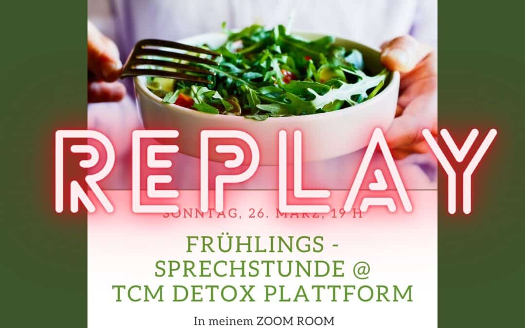 REPLAY – Frühlings-Sprechstunde Q & A