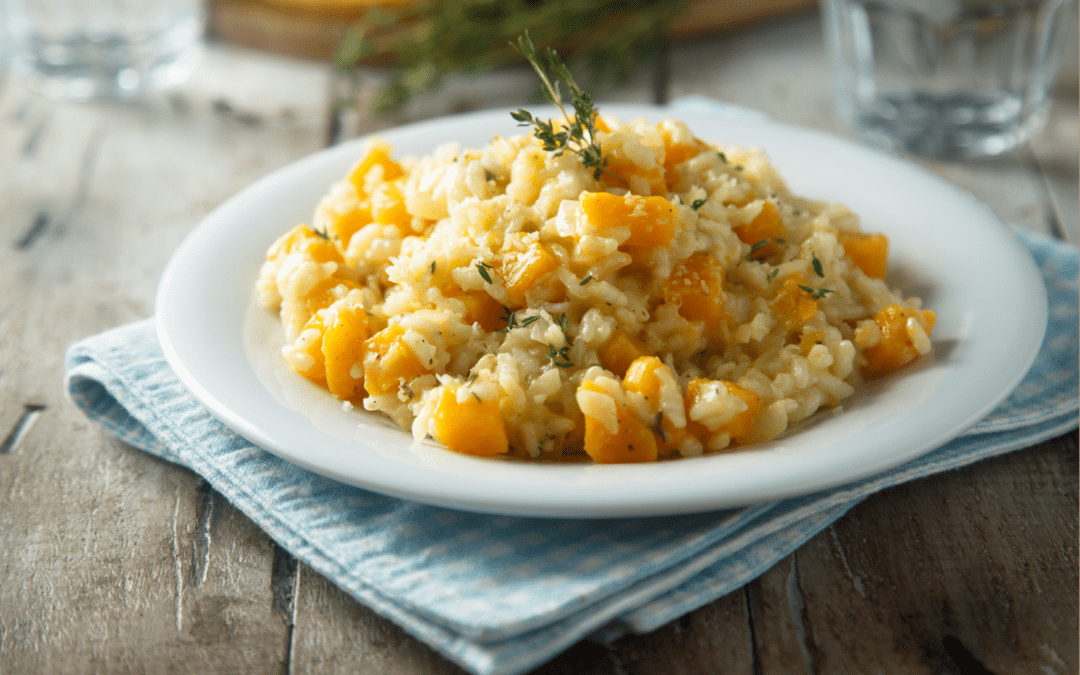 Safran-Kürbis Risotto