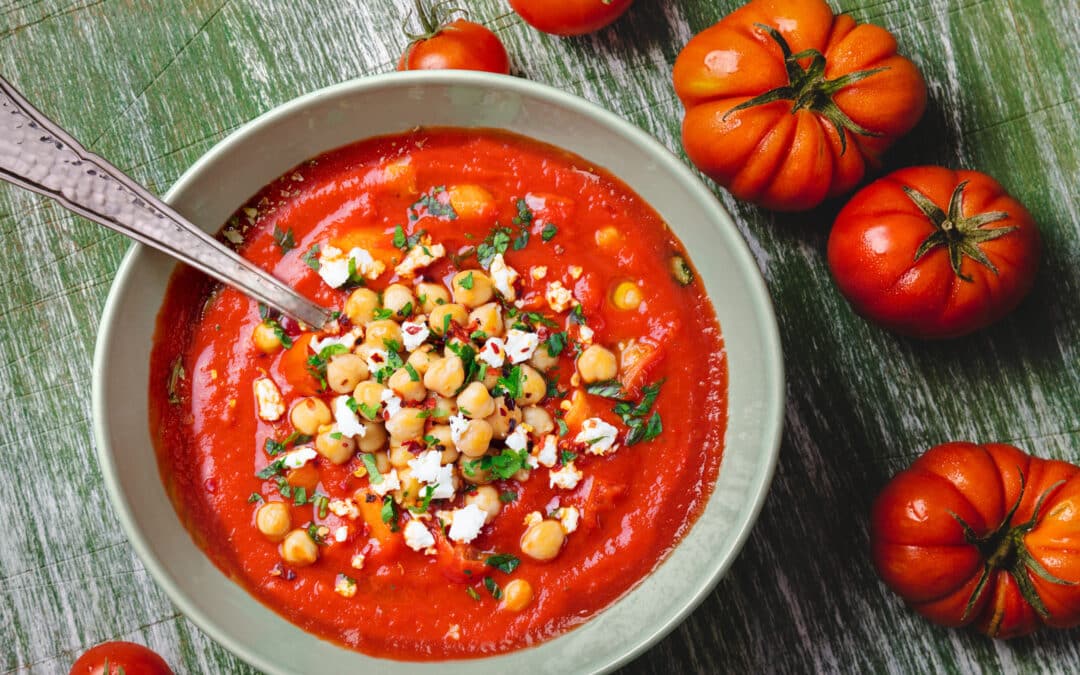 Tomaten – Süßkartoffel – eine Suppe für die Seele