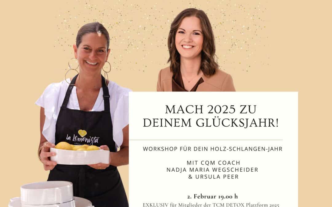 SAVE THE DATE Glücksjahr Workshop 2. 2. 2025