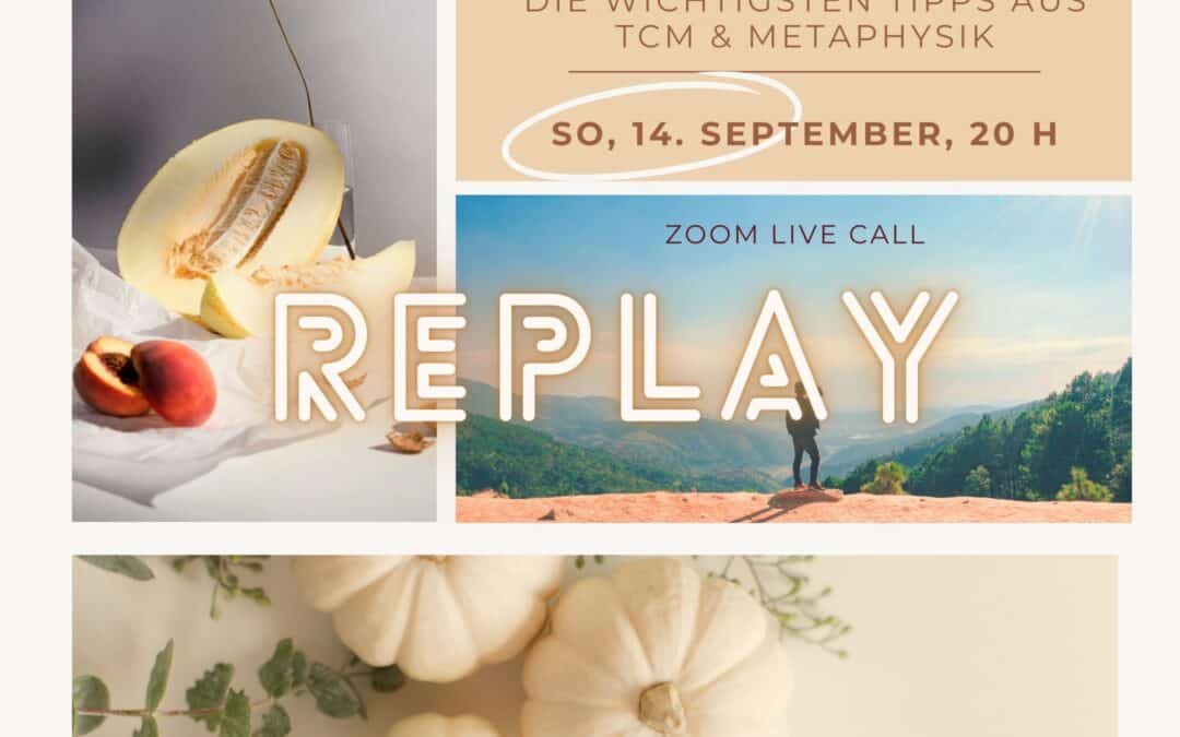 REPLAY: Herbst in der TCM Küche